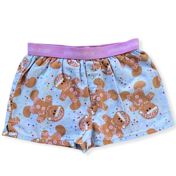 Peter Alexander Gingerbread pj shorts - Size 4