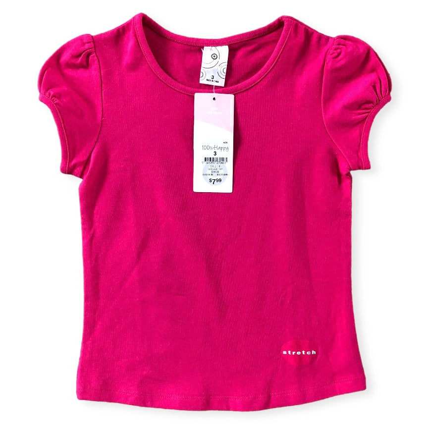 Target Stretch Pink Top - Size 3