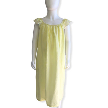 H&M Yellow frilled sleeve dress - Size 10