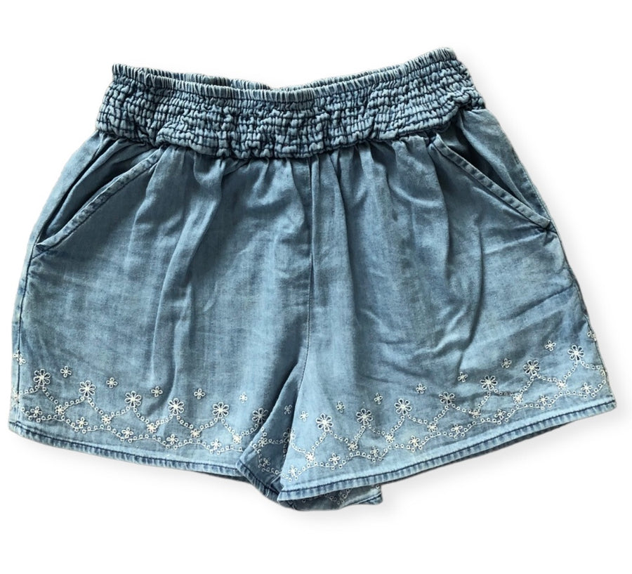 Target Flower Denim Shorts - Size 8