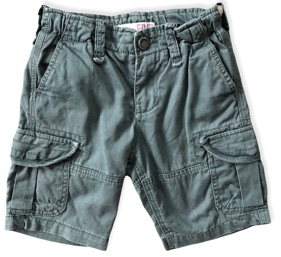 Cotton On Khaki cargo shorts - Size 5
